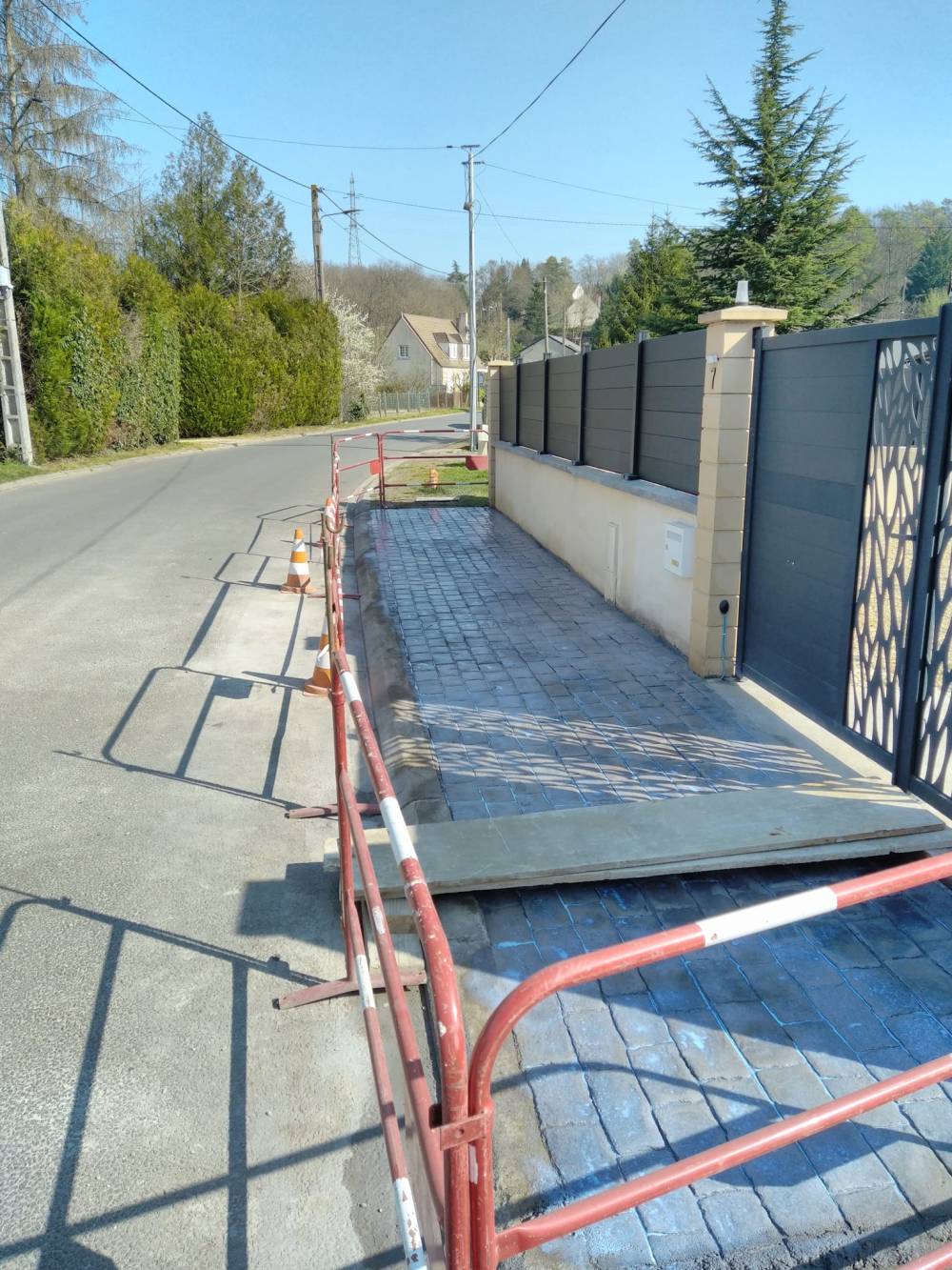 construction pavé