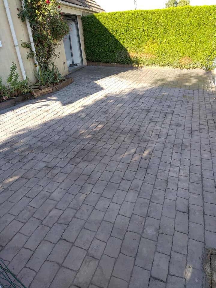 chemin pavé