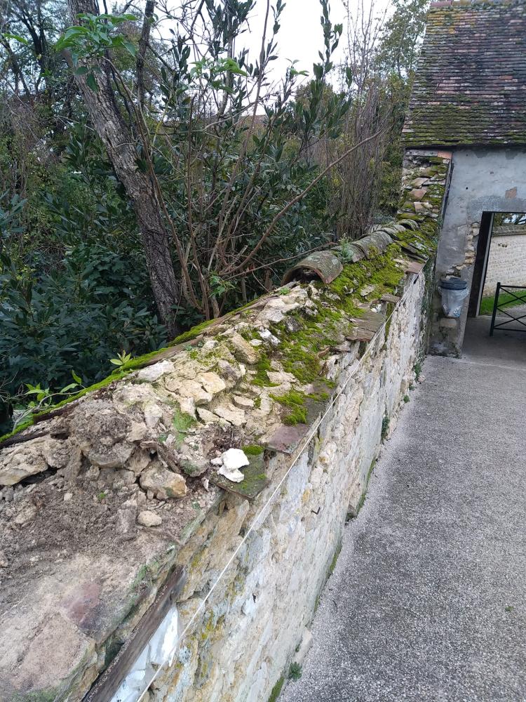 muret maison